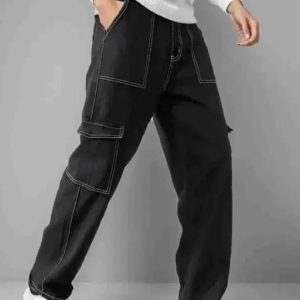 Men’s Denim Long Cargo