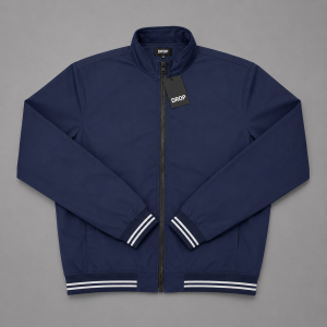 Wholesale Mens Lightweight Bomber Jacket Full Zip Windbreaker Casual Varsity Jacket Custom OEM ODM Plain Outerwear In Bangladesh
