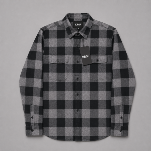 Men's Buffalo Plaid Flannel Shirt Long Sleeve Cotton Blend Button Down Casual Lumberjack Workwear OEM ODM Wholesale