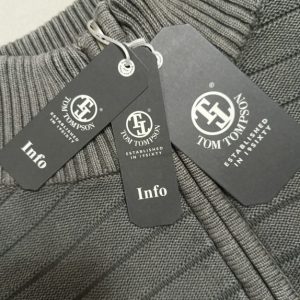 Tom Tompson men’s jacquard half-zip sweater pullover, original product photo