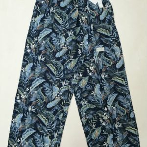 MARIDIAN women's printed rayon wide-leg pants